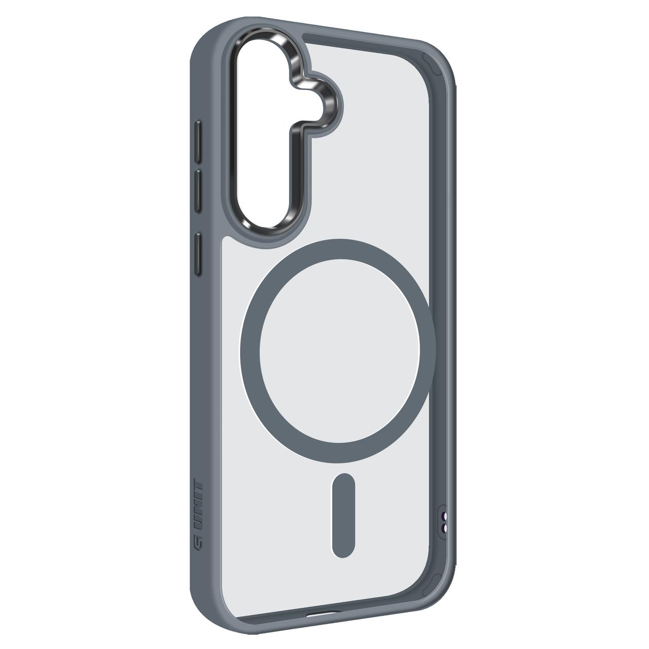 Чохол накладка ArmorStandart TPU Unit MagSafe для Samsung S25 Titanium Grey (ARM82262)