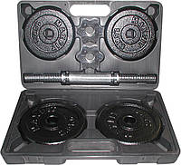 Гантель збірна Toorx 10 кг з кейсом (VAL-10DGN)