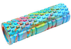 Масажер рулон для йоги MS 2126 матеріал EVA  Блакитний