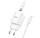 Мережевий зарядний пристрій HOCO C148A Charm single port PD30W charger set (C to iP) (EU) White, фото 5