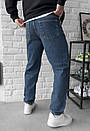 Темно-сині джинси для чоловіків Staff 9671 navy regular, фото 2