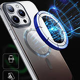 Чохол TPU+PC Shadow with MagSafe для Apple iPhone 14 Pro Max (6.7") Gray, фото 3