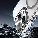 Чохол TPU+PC Shadow with MagSafe для Apple iPhone 14 Pro Max (6.7") Gray, фото 5