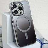 Чохол TPU+PC Shadow with MagSafe для Apple iPhone 14 Pro Max (6.7") Gray, фото 7