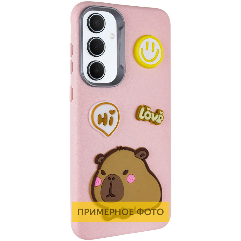 Чохол TPU Leather Toys для Xiaomi Redmi A3 Capybara / Pink