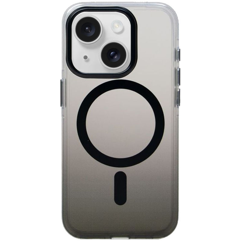 Чохол TPU+PC Shadow with MagSafe для Apple iPhone 15 (6.1") Black, фото 1