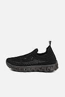 Сліпони на пласкій підошві для дівчинки колір чорний ЦБ-00272418