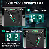 Автотестор 100V DC Mastfuyi FY18GF, детектор напруги, опору для авто, мото, вантажівок, фото 5