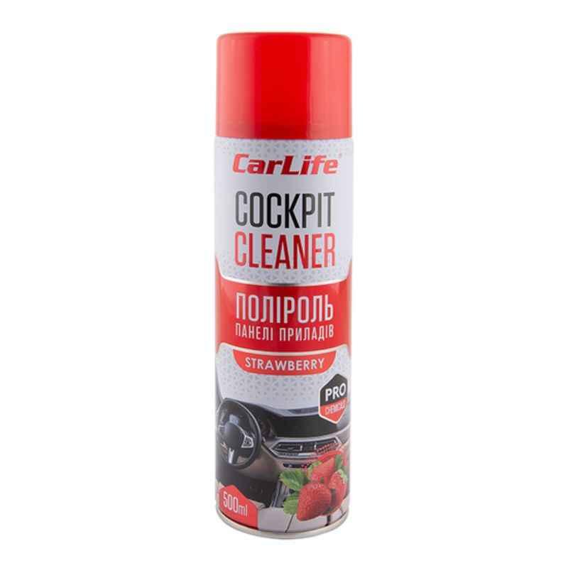 Поліроль CarLife Cockpit Cleaner Полуниця 500мл(CF505)