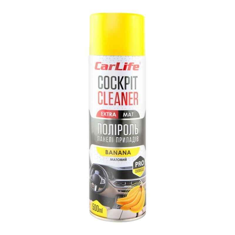Поліроль CarLife Cockpit Cleaner EXTRA MAT Банан 500 мл (CF522