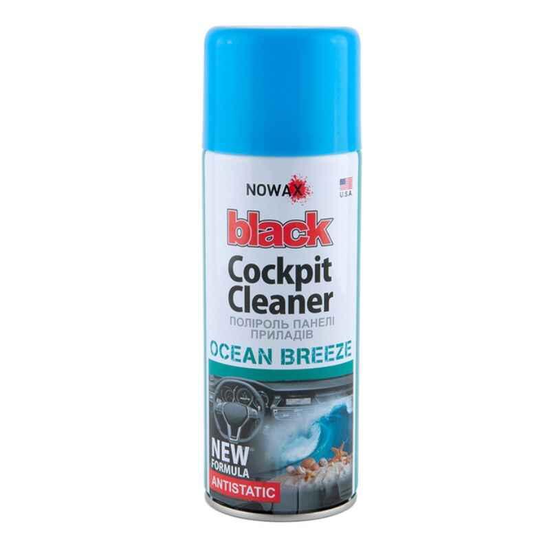 NOWAX Black Cockpit Cleaner Ocean Breeze 450мл для пластику