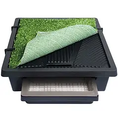 Туалет для собак PetSafe Pet Loo Portable Pet Potty портативний 63 х 63 х 14 см