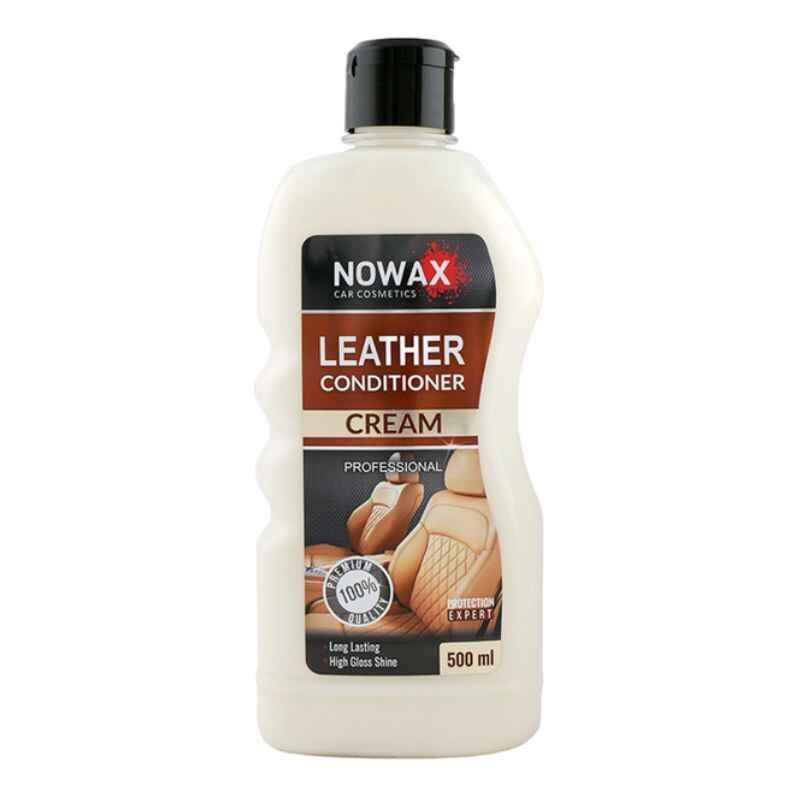 Кондиціонер шкіри Nowax Leаther Conditioner Cream очищувач для салону автомобіля 500мл (NX00020)
