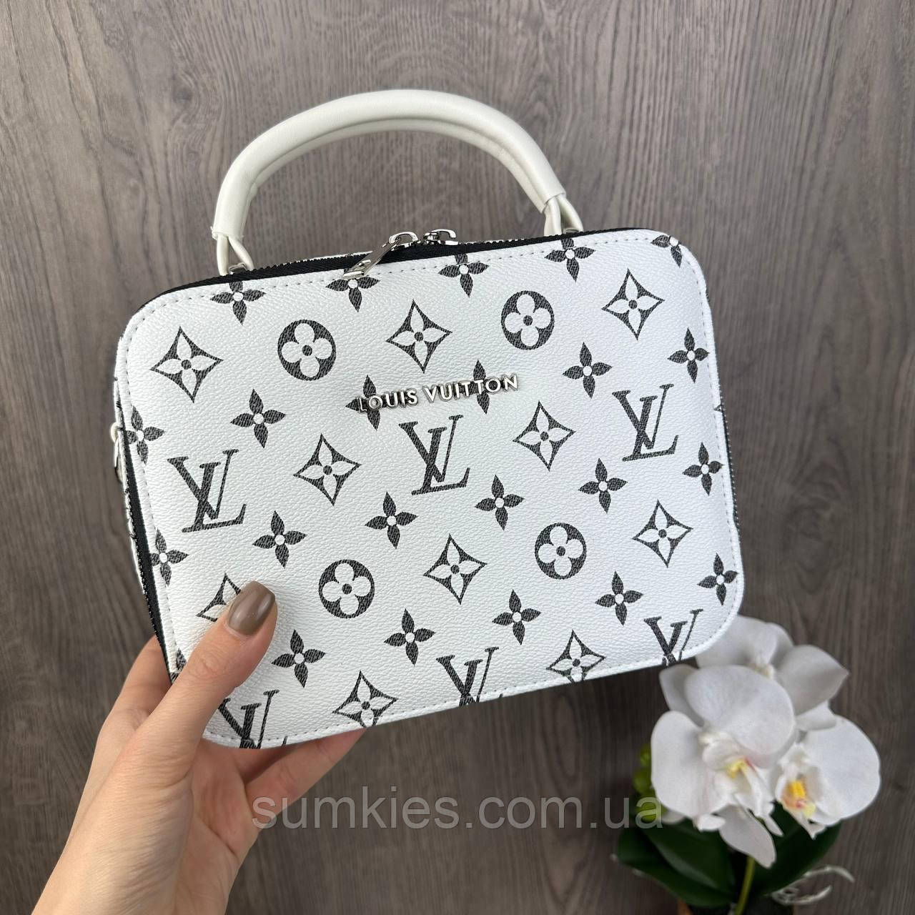 Жіноча міні сумочка клатч стиль Луї Вітон, фото 1