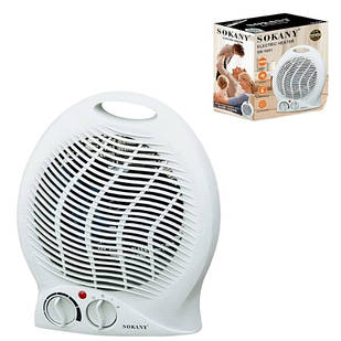 Тепловентилятор дуйка 2000W Sokany SK-1651 Білий
