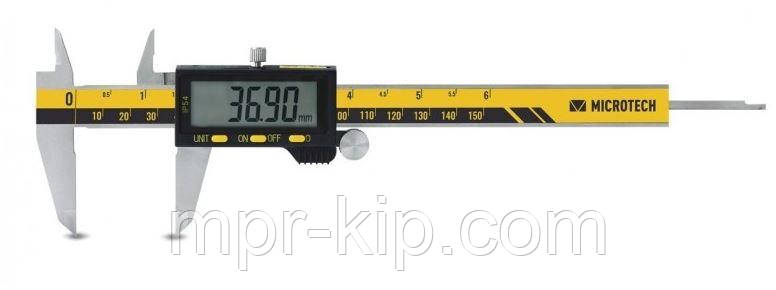 Штангенциркуль цифровий ШЦЦT-І-150, IP54, крок вимірювання 0,01 мм, точність ±0,02мм, ISO 17025, Україна., фото 1