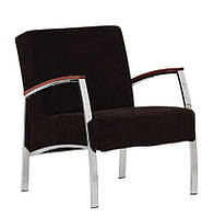 Диван офісний Incanto chrome екошкіра eco-30 чорна (Новий Стиль ТМ)