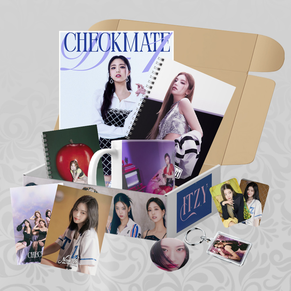 Подарунковий бокс K-pop ITZY 8 предметів
