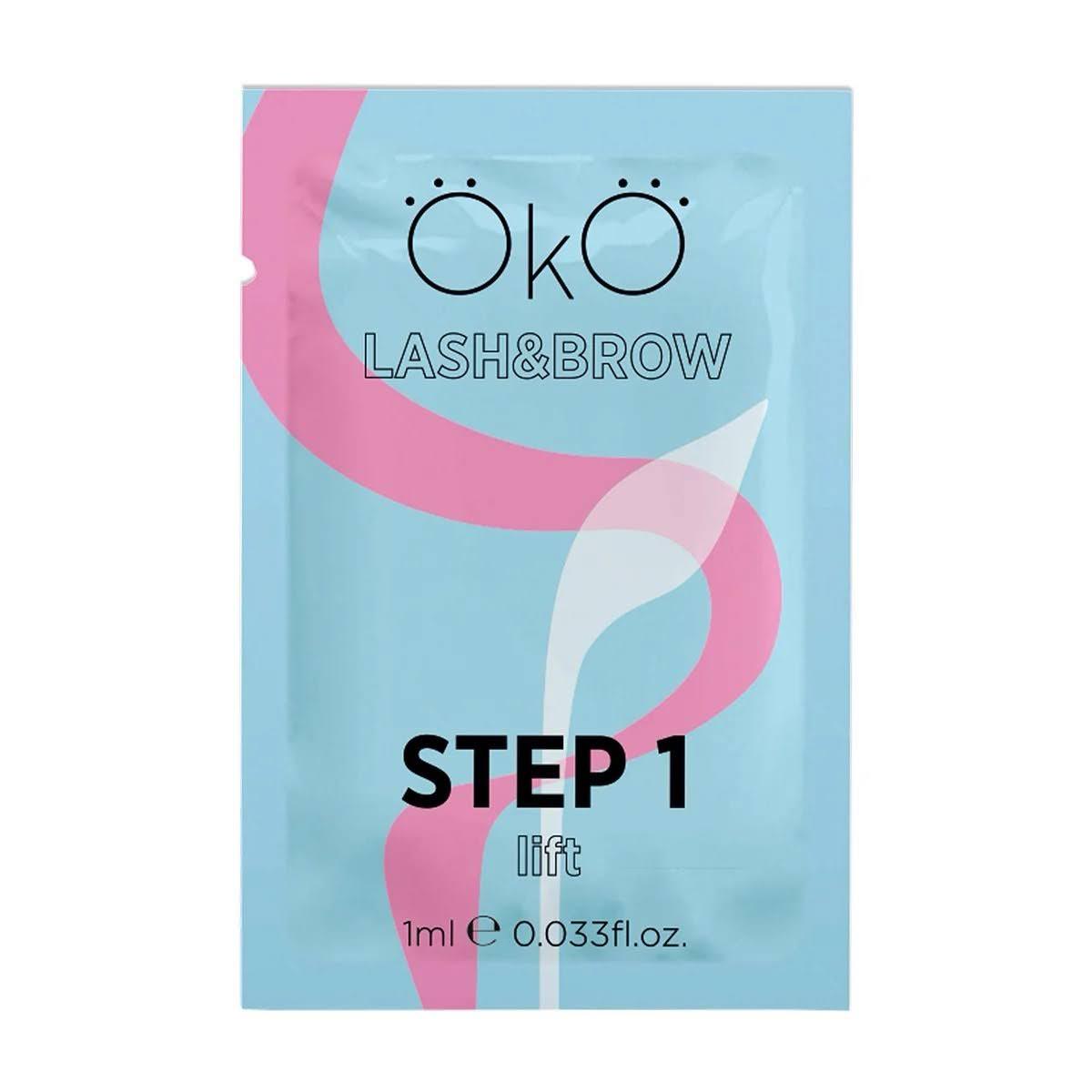 Склад №1 для ламінування брів та вій OKO Step 1 Lift саше (1мл.)