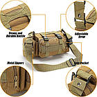 Тактична сумка поясна Minik-478 армійська хакі сумка на плече водонепроникна 7L тактичні сумки Minik, фото 8