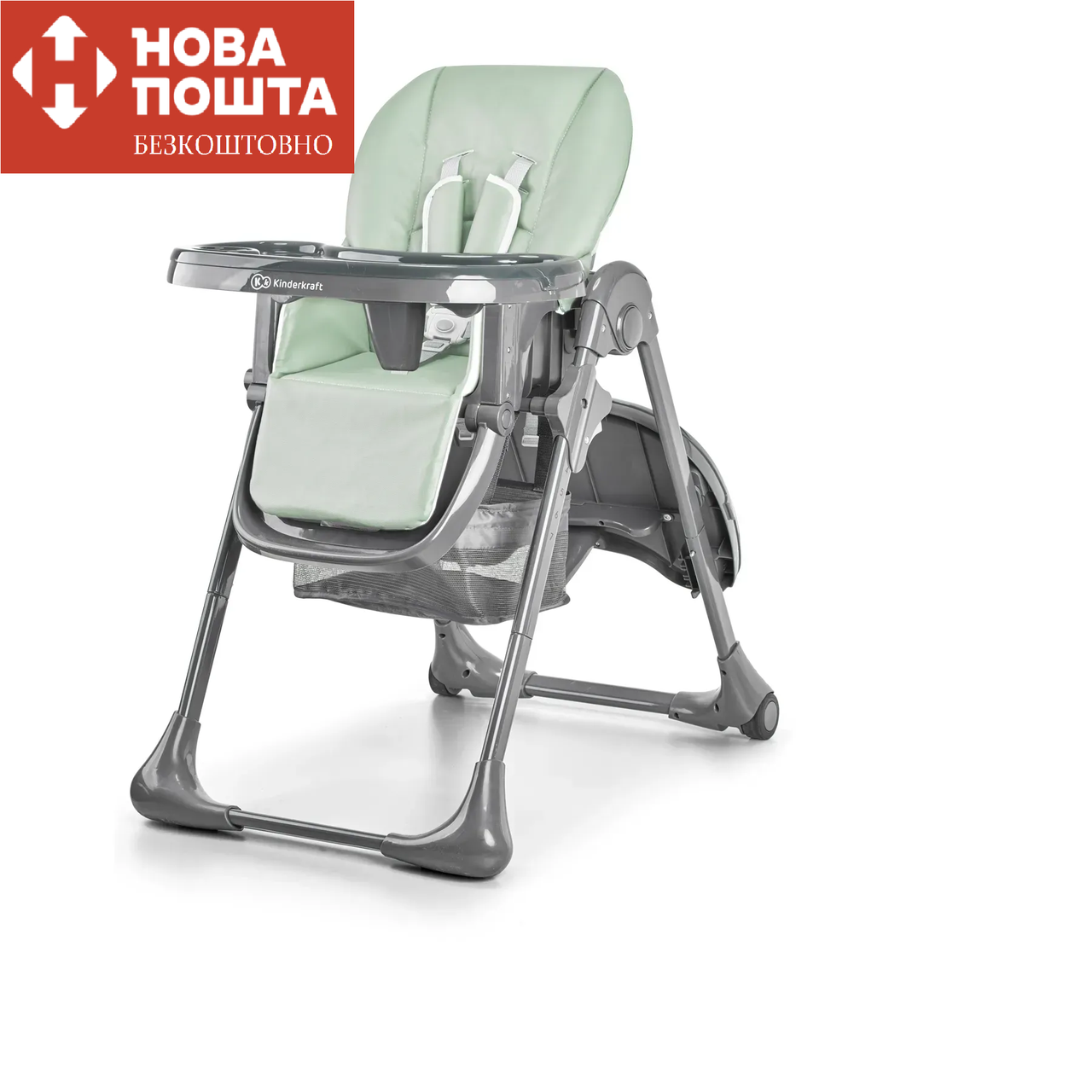Стільчик для годування Kinderkraft Tastee Olive (KHTAST00OLV0000), фото 1