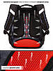 Ортопедичний Рюкзак шкільний в 1-4 клас для хлопчика Машина спорткар червона SkyName R3-286, фото 10