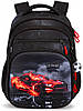 Ортопедичний Рюкзак шкільний в 1-4 клас для хлопчика Машина спорткар червона SkyName R3-286, фото 9