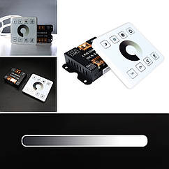 Димер OEM D-30A-Touch-V2-W DC5-24V (15А 2 канал) білий
