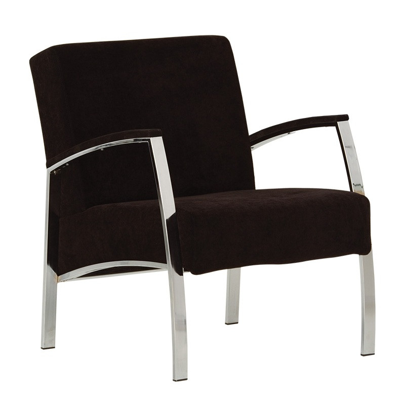 Диван офісний Incanto chrome soft екошкіра eco-30 чорна (Новий Стиль ТМ)