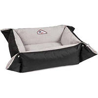 Лежак для собак та кішок Pet Fashion" SIMON" 2 (66 х 54 х 20см) Чорно-сірий