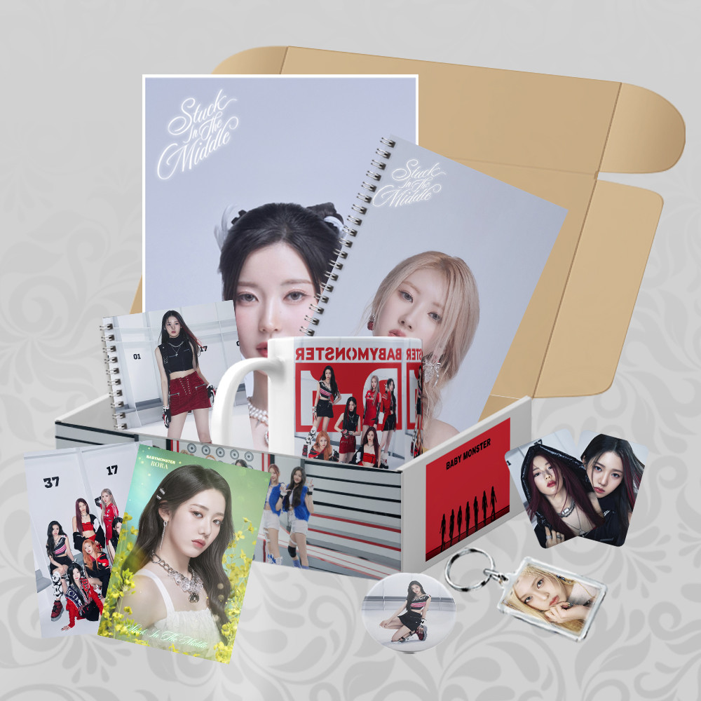 Подарунковий бокс K-pop Babymonster 8 предметів