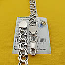 Шикарний срібний ланцюжок. Цепочка бісмарк срібна 70 см, фото 9