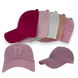 ОПТ Дитяча кепка для дівчинки, 52 р. (5 шт./паковання)