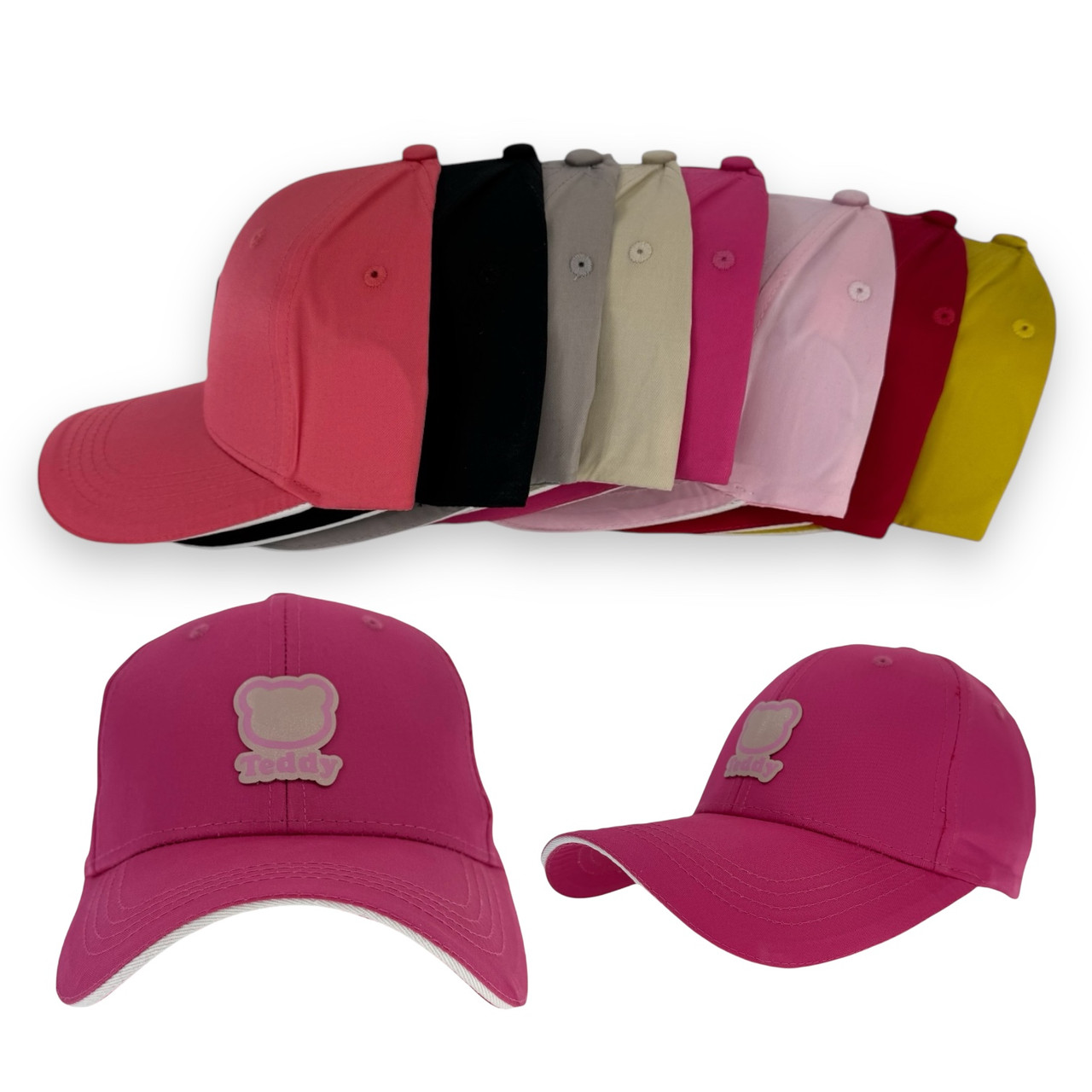 ОПТ Дитяча кепка для дівчинки, 55 р. (5 шт./паковання), фото 1