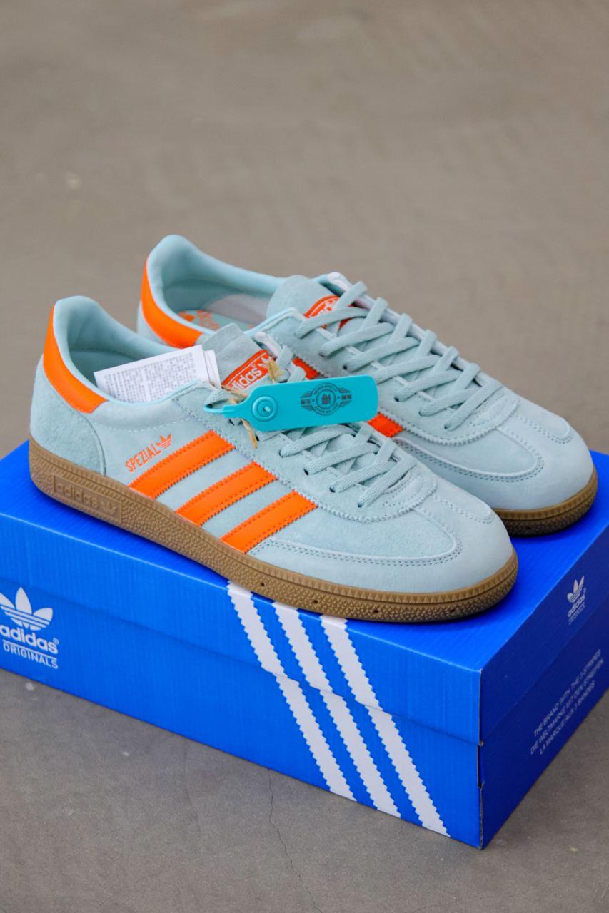 Чоловічі Кросівки Adidas Handball Spezial Blue Orange / Адідас Хендболл Спешіал