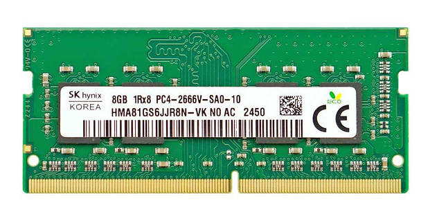 DDR4 SDRAM 2666 8 GB для ноутбука SK Hynix (PC4-21300) оперативна
