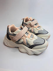 Кросівки для дівчинки Apawwa 571-1 pink рожеві р.33,35,36