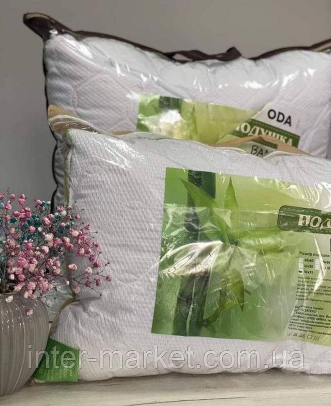 Подушка ОДА 50*70 см Bamboo  Бамбукове волокно, фото 1