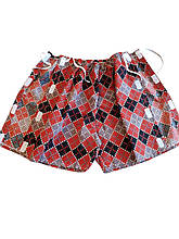 Адаптивні / післяопераційні чоловічі труси / шорти / нижня білизна на липучках бордо розмір М 46-48