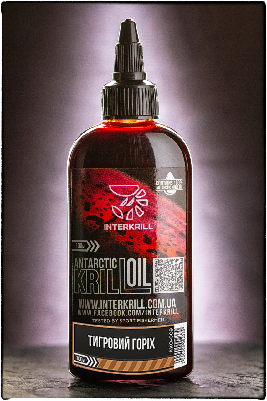 Крильова олія Interkrill KRILL OIL ТИГРОВИЙ ГОРІХ 100мл