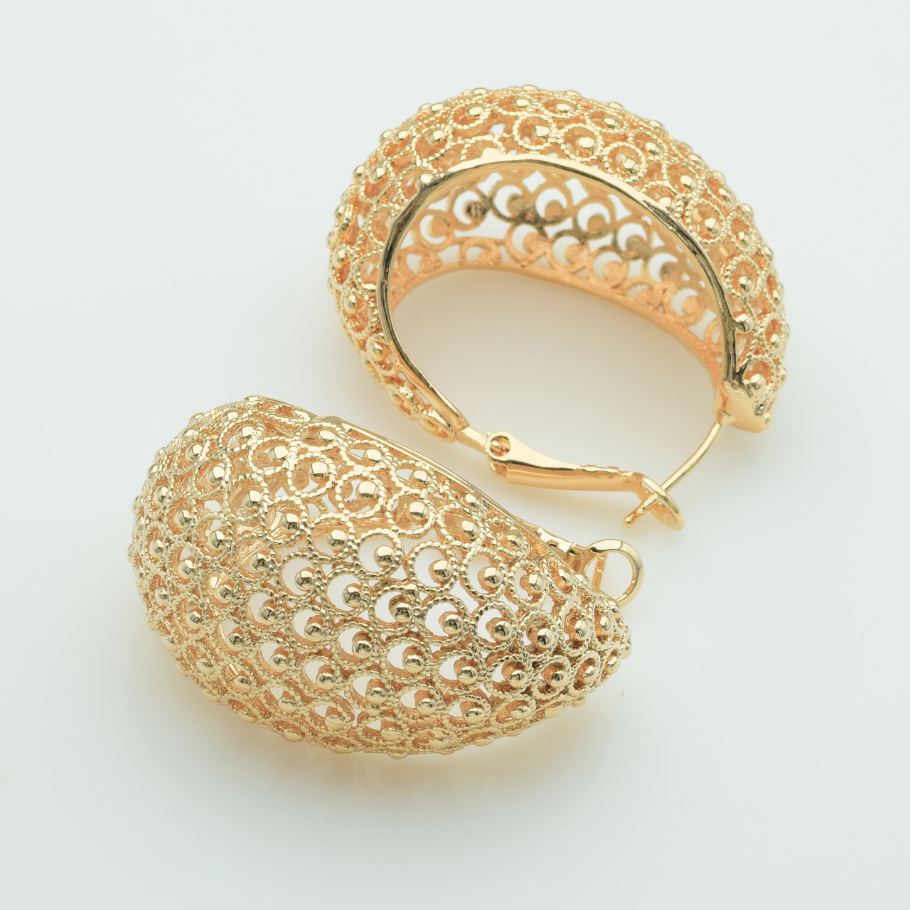 XUPING M&L Сережки Позолота 18к Висота 3.8см, Ширина 2.3см, фото 1