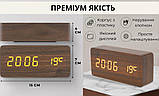 Настільний годинник будильник електронний, фото 10