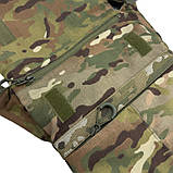 Чоловіча сумка через плече тактична, мультикам Кордура, месенджер матеріал Кордура, фото 5
