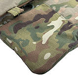 Чоловіча сумка через плече тактична, мультикам Кордура, месенджер матеріал Кордура, фото 6