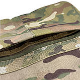 Чоловіча сумка через плече тактична, мультикам Кордура, месенджер матеріал Кордура, фото 3