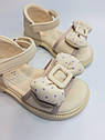 Босоніжки для дівчинки Clibee 162 beige беж р.22-25, фото 2