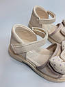 Босоніжки для дівчинки Clibee 162 beige беж р.22-25, фото 4