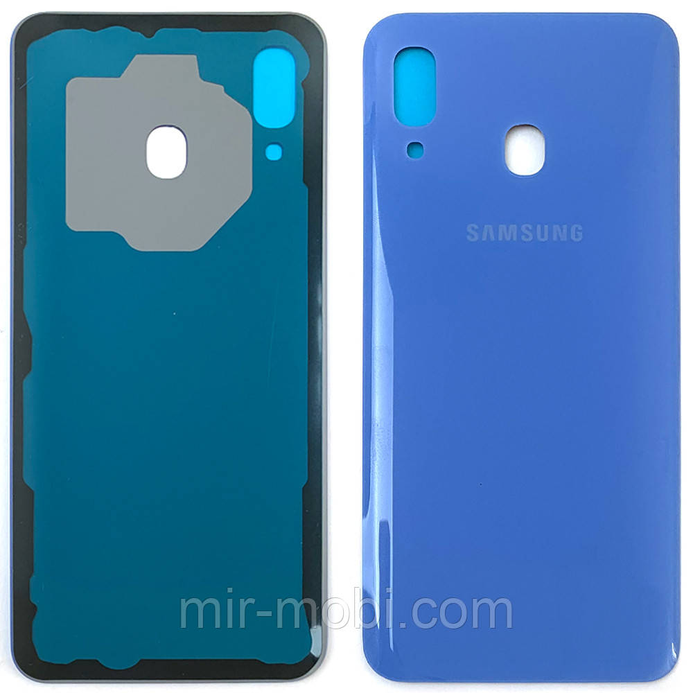 Задня кришка Samsung Galaxy A30 2019 A305F (блакитна оригінал Китай)