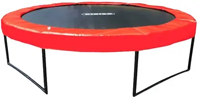 Батут Premium 426 без захисної сітки на вулицю (червоний), ТМ Kidigo (222728)