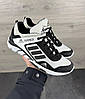 Чоловічі літні кросівки Adidas Terrex White Black Взуття Адідас Терекс білі з чорним сітка текстиль легкі дихаючі весна літо, фото 7